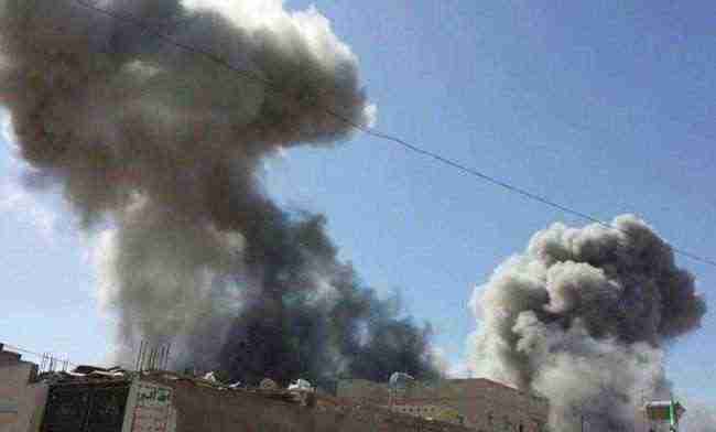 غارات متفرقة لمقاتلات التحالف على العاصمة اليمنية صنعاء.