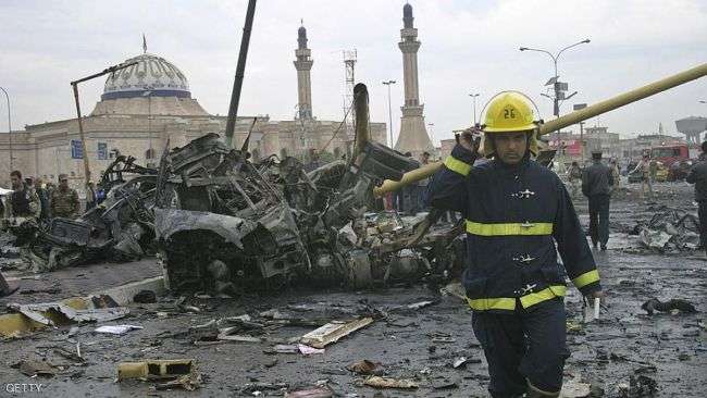 العراق.. عشرات القتلى معظمهم إيرانيون بهجوم انتحاري