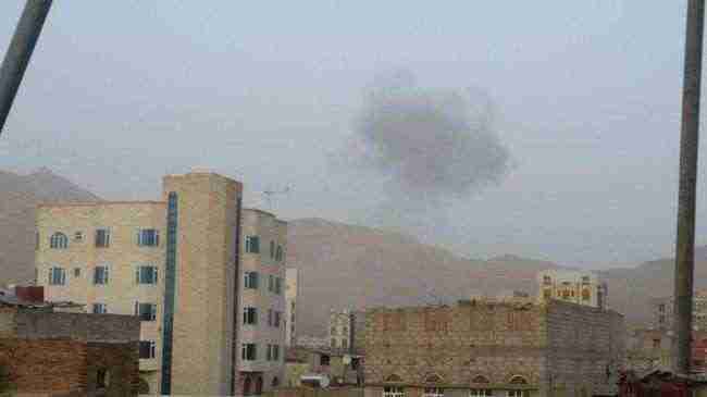 عاجل: انفجارات شديدة في صنعاء جراء تجدد غارات التحالف على معسكرالسواد
