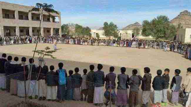 إضراب المدارس المفتوح يصل إلى معقل جماعة الحوثي بصعدة