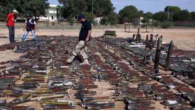 تجارة السلاح في ليبيا "أون لاين"