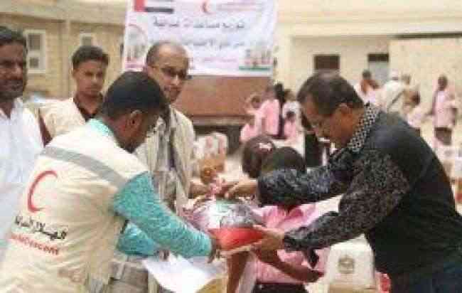 الهلال الأحمر الإماراتي يواصل دعمه الإنساني لذوي الاحتياجات الخاصة باليمن
