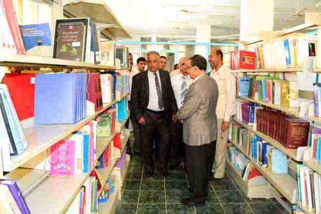 افتتاح مكتبة مركز الإدارة الصحية بكلية العلوم الإدارية بجامعة عدن