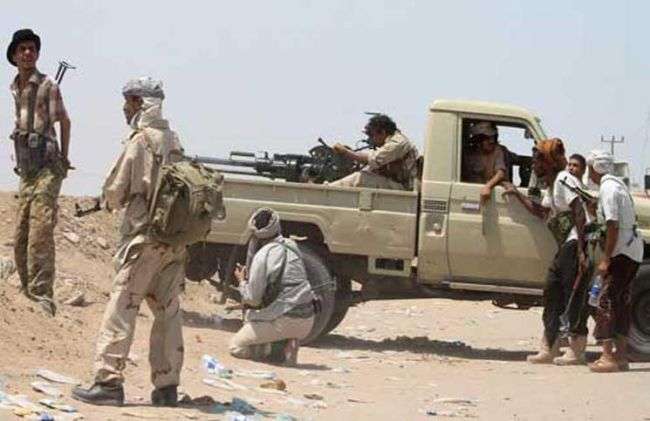 قوات الشرعية تهاجم مواقع الحوثيين في الجوف