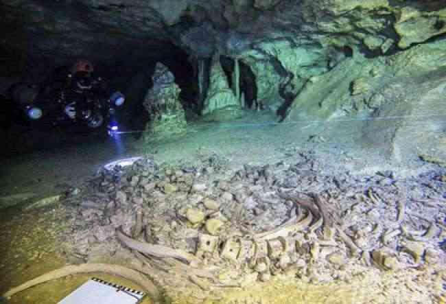 اكتشاف آثار بشرية وعظام تعود للعصر الجليدي بالمكسيك
