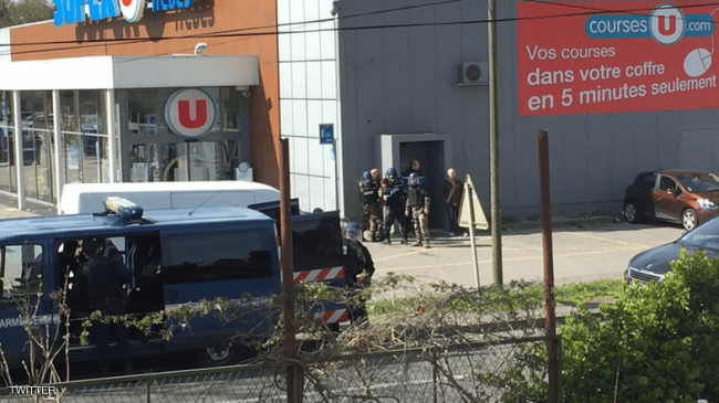 قتيلان في عملية احتجاز رهائن  جنوب فرنسا