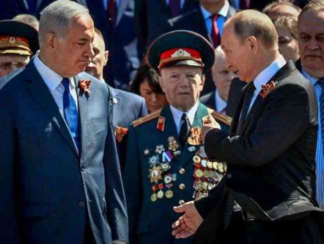 بوتين يسعى مع نتانياهو الى حلول في الشرق الاوسط