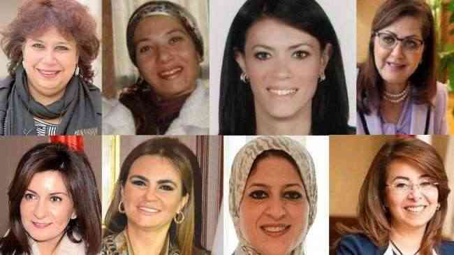لأول مرة في تاريخ مصر 8 وزيرات في حكومة واحد من هن ؟