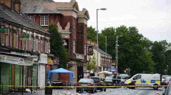 بريطانيا ..اصابة 10 أشخاص بإطلاق نار في مانشستر
