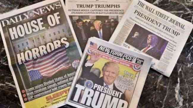 200 صحيفة أميركية تدشن هجومها على ترمب