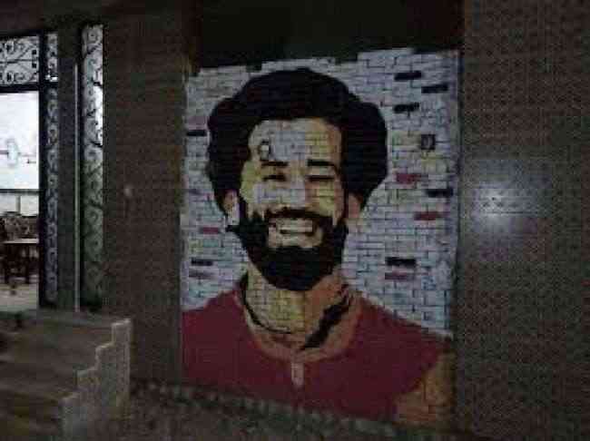 أول جرافيتي لـ«محمد صلاح» في بسيون