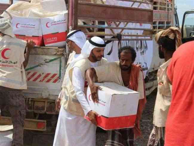 الهلال الأحمر الإماراتي يرفع نسق المساعدات الإنسانية في الساحل الغربي