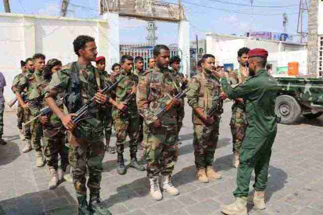 قيادة التوجيه المعنوي للحزام الامني تزور القطاع الثامن في الشيخ عثمان