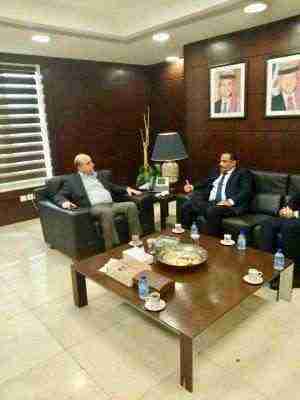 وزير النقل ونظيرة الأردني يبحثان سبل التعاون في مجال النقل