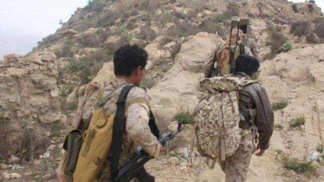 قوات الشرعية تحكم السيطرة على جبل "الطير" في كتاف صعدة