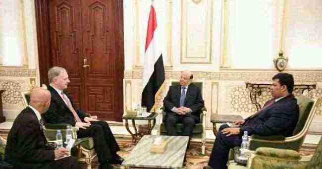 تفاصيل لقاء الرئيس هادي بالسفير الأمريكي الجديد لدى اليمن
