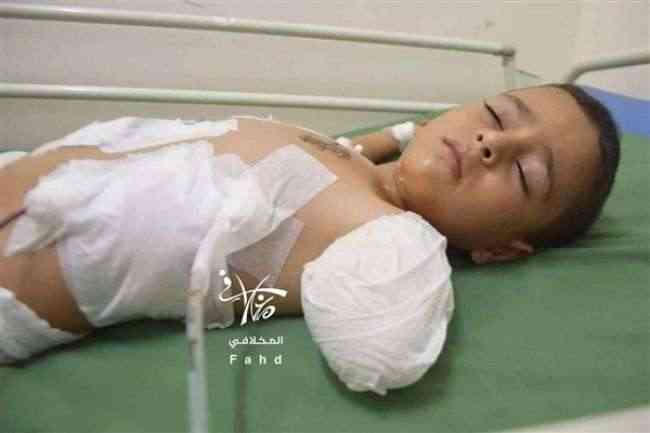 إصابة طفل بقصف حوثي شرق تعز