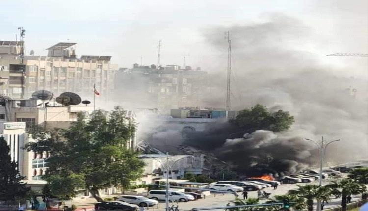 ضربات إسرائيلية تدمر مبنى القنصلية الإيرانية في سوريا ومقتل مسؤولين وعدداً من الخبراء