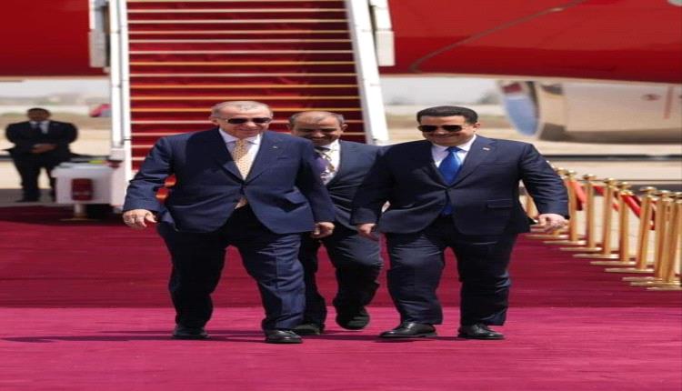 الرئيس التركي يصل إلى بغداد في أول زيارة منذ 13 عاماً