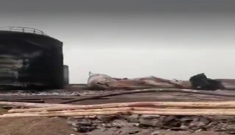 فيديو يكشف ما يخفيه الحوثي.. ظهور دمار كبير في ميناء الحديدة بعد إخماد الحرائق