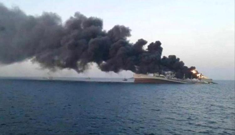 انفجار قرب سفينة في البحر الأحمر
