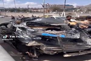 طيران سيارة مصورة مشهورة في صنعاء بحادث مروري مخيف.. وفاة وإصابة 5 نساء