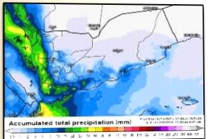 اليمن على موعد مع منخفض جوي خطير وسط توقعات بفيضانات وإنهيارات صخرية