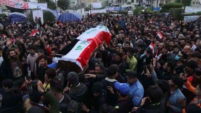 600 متظاهر عراقي قتلوا بسبب خارجين عن القانون