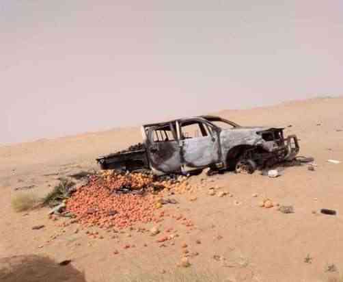 مقتل سائق شاحنة بانفجار لغم حوثي في الخط الرابط بين الجوف ومأرب
