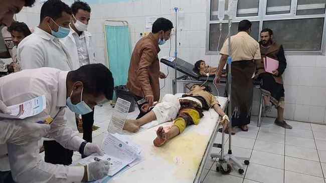 مصادر تكشف عن الحصيلة الأولية لضحايا الهجوم الحوثي على حي سكني  بمارب