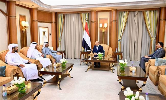 الرئيس العليمي يستقبل السفير الإماراتي لدى اليمن