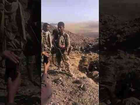 شاهد بالفيديو.. تناثر جثث الحوثيين في هيلان