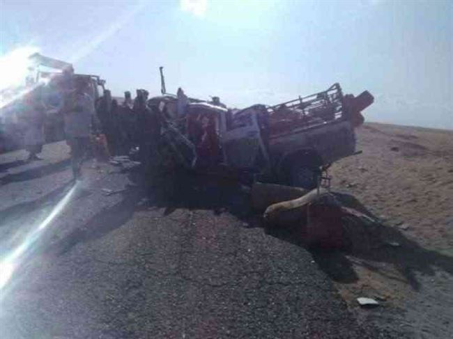 حادث مروري مروع يخلف 9 ضحايا في طور الباحة بلحج