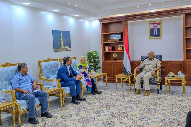 صالح يستقبل بعثة الصليب الأحمر الدولي
