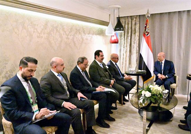 العلمي يلتقي وزير خارجية مملكة البحرين