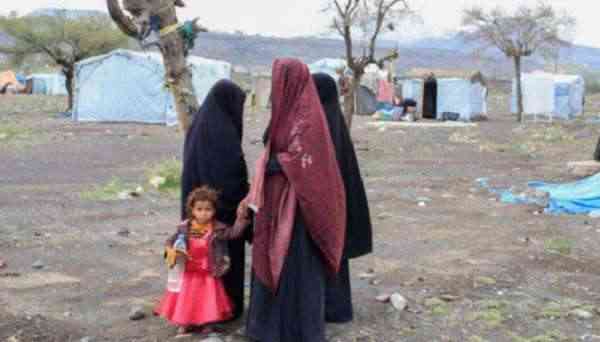 الأمم المتحدة: 73% من النازحين في اليمن نساء وأطفال