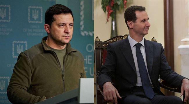 زيلينسكي يفرض عقوبات على الرئيس السوري بشار الأسد