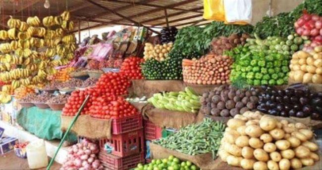 أسعار الفواكه والخضروات بعدن اليوم الأحد 26 مارس