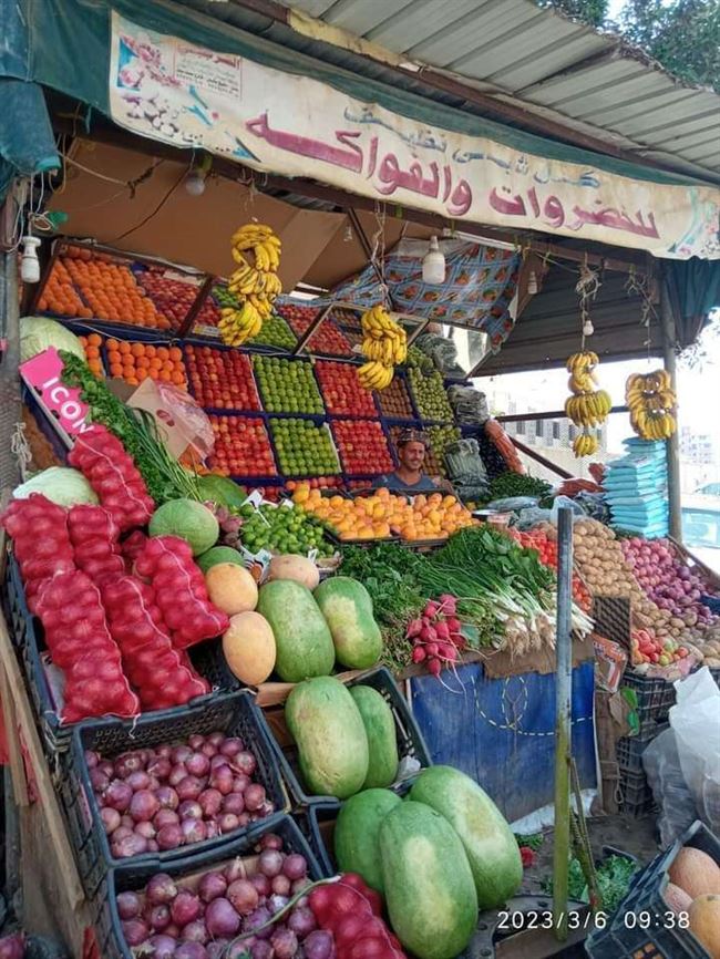 أسعار الفواكه والخضروات بعدن اليوم الثلاثاء 28 مارس
