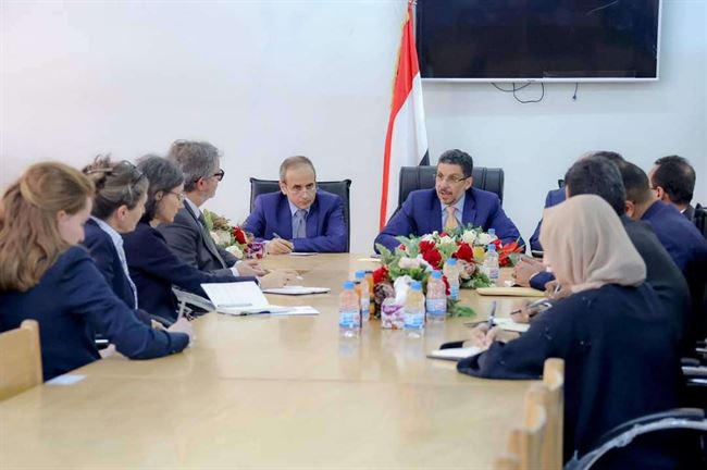 رئيس بعثة الاتحاد الأوروبي وسفيرتي فرنسا وهولندا في عدن لبحث تداعيات هجمات الحوثي