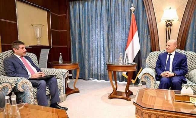 الرئيس العليمي يبلغ السفير الأميركي بالسبيل لإيقاف مغامرات الحوثي