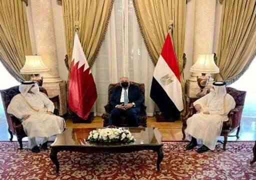 اجتماع مصري قطري في القاهرة
