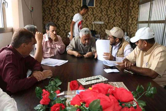 محلي الشيخ عثمان يوقع استلام مشروع بناء سور وسبعة فصول دراسية بالمديرية