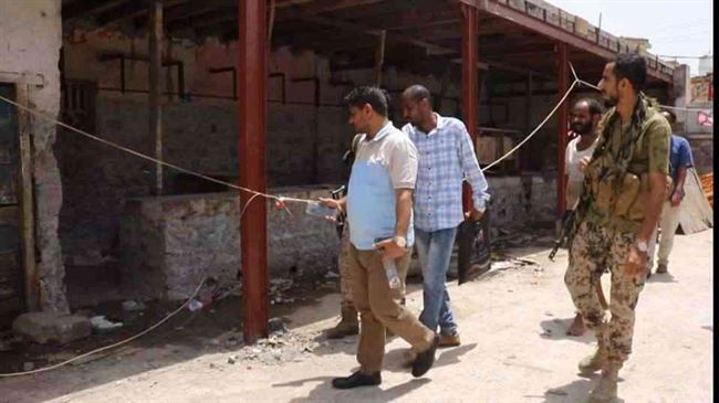 محلي الشيخ عثمان يتفقد أعمال الصيانة لسوق اللحم المركزي 