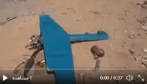 فيديو.. إسقاط طائرة حوثية مفخخة في جبهة نهم