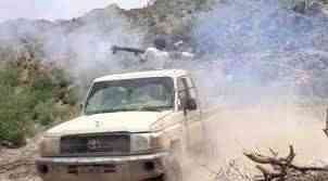 مصرع وجرح العديد من الحوثيين في قصف مدفعي عنيف بالضالع