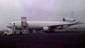 وصول طائرة شحن إلى مطار صنعاء الدولي