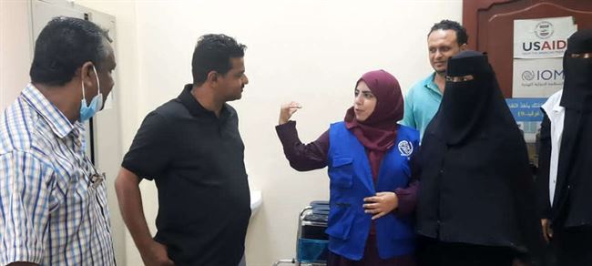 محلي الشيخ عثمان يتفقد سير العمل في المركز الصحي لحي عبد القوي