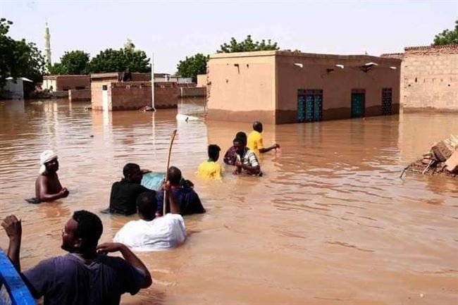 ارتفاع ضحايا الفيضانات في السودان إلى 52 شخص وجرف آلاف المنازل