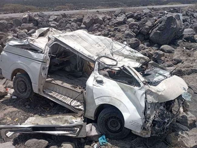 حادث مروع يقضي على 13 مسافر هذه أسماؤهم.. من تعز والضالع وأبين
